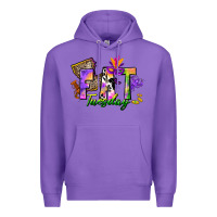 Purple fat tuesday Premium Hoodie - CowGirlArtShop