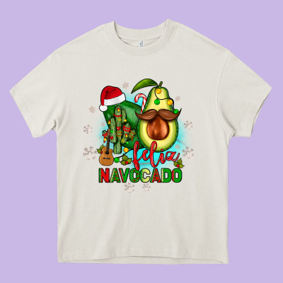 Feliz Navocado Heavy Core Tee Designed By Jahusdesignshop