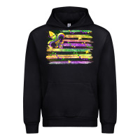 Black mardi gras Urban Hoodie - FaDigitalArtStudio