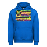Cobalt mardi gras Urban Hoodie - FaDigitalArtStudio