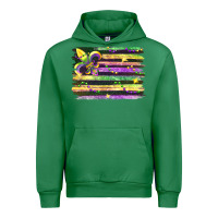 Emerald mardi gras Urban Hoodie - FaDigitalArtStudio