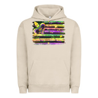 Pigment French Oak mardi gras Urban Hoodie - FaDigitalArtStudio
