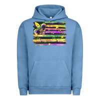 Pigment Pebble Blue mardi gras Urban Hoodie - FaDigitalArtStudio