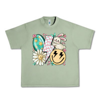 Oil Green retro easter Urban Heavy Tee - MaliasSmallBusiness