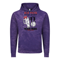 Cloud Purple hot mess always stressed volleyball mama Vintage Hoodie - MaliasSmallBusiness