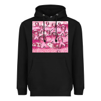 Black ribbon Heavyweight Hoodie - CowGirlArtShop