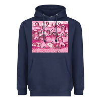 Navy ribbon Heavyweight Hoodie - CowGirlArtShop