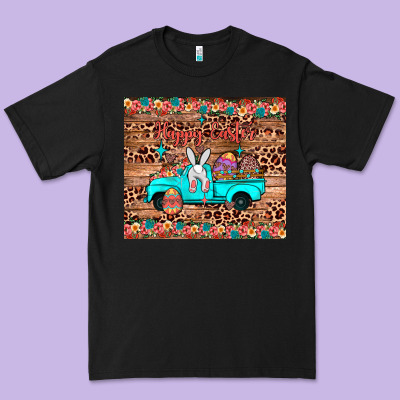 Happy Easter Truck Premium Tee Designed By Jahusdesignshop