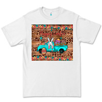White happy easter truck Premium Tee - JahusDesignShop