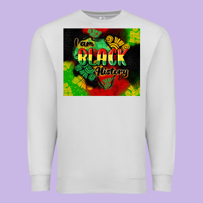 I Am Black History Tumbler Cowgirl Premium Sweatshirt Designed By Cowgirlartshop