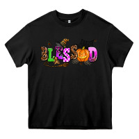 Black halloween blessed Heavy Core Tee - AdoDesignShop