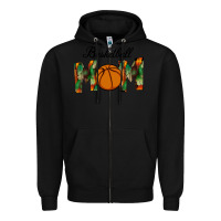 Black Basketball Mom Zipper Hoodie - Bettercallsaul