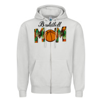 Dove Grey Basketball Mom Zipper Hoodie - Bettercallsaul
