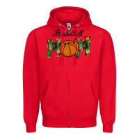 Red Basketball Mom Zipper Hoodie - Bettercallsaul