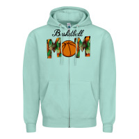 Seafoam Basketball Mom Zipper Hoodie - Bettercallsaul