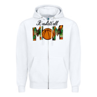 White Basketball Mom Zipper Hoodie - Bettercallsaul