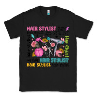 Black hair stylist typography Classic Tee - MaliasSmallBusiness