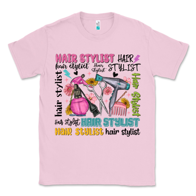 Hair Stylist Typography Classic Tee by MaliasSmallBusiness | Teevron