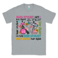Heather Grey hair stylist typography Classic Tee - MaliasSmallBusiness