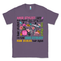 Lavender hair stylist typography Classic Tee - MaliasSmallBusiness