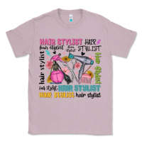 Lilac hair stylist typography Classic Tee - MaliasSmallBusiness