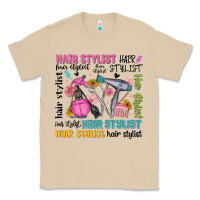 Mushroom hair stylist typography Classic Tee - MaliasSmallBusiness