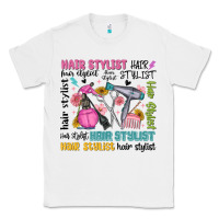 White hair stylist typography Classic Tee - MaliasSmallBusiness