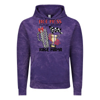 Cloud Purple hot mess always stressed race mama Vintage Hoodie - MaliasSmallBusiness