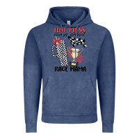 Vintage Denim hot mess always stressed race mama Vintage Hoodie - MaliasSmallBusiness