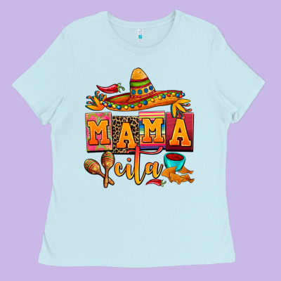 Mama Cita Cinco De Mayo Ladies Tee Designed By Adodesignshop