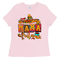Bubblegum Pink mama cita cinco de mayo Ladies Tee - AdoDesignShop