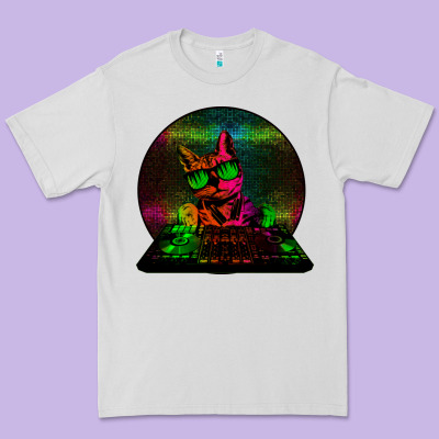 House Cat (rainbow Dj Kitty) Premium Tee Designed By Bettercallsaul