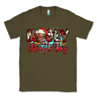 Army Green mooey christmas sunflower Classic Tee - JahusDesignShop