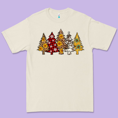 Leopard Christmas Trees Premium Tee Designed By Adodesignshop