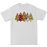 Dove Grey leopard christmas trees Premium Tee - AdoDesignShop