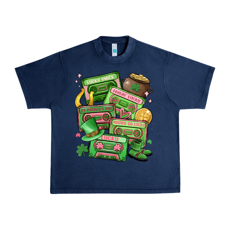 St Patrick's Day Cassette Tapes Urban Heavy Tee by MaliasSmallBusiness | Teevron