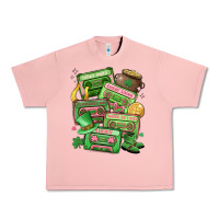 Salmon st patrick's day cassette tapes Urban Heavy Tee - MaliasSmallBusiness