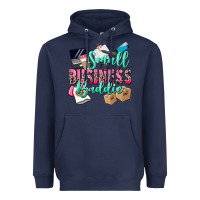Navy small business baddie Heavyweight Hoodie - CowGirlArtShop