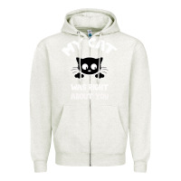 Oatmeal Heather My Cat Was Right About You Zipper Hoodie - Bettercallsaul