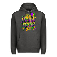 Charcoal Heather its mardi gras yall Premium Hoodie - CowGirlArtShop