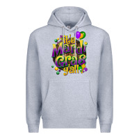 Heather Grey its mardi gras yall Premium Hoodie - CowGirlArtShop