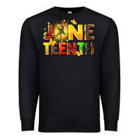 Black juneteen black girl Premium Sweatshirt - CowGirlArtShop