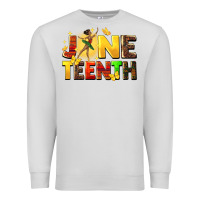 Dove Grey juneteen black girl Premium Sweatshirt - CowGirlArtShop