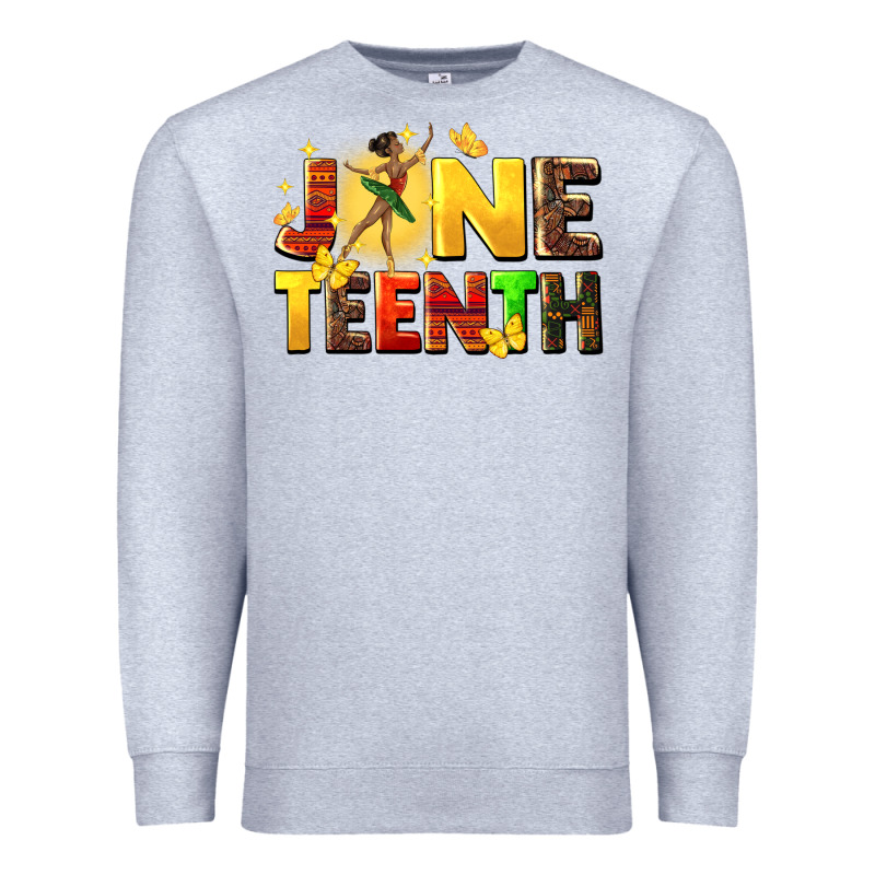 Juneteen Black Girl Premium Sweatshirt by CowGirlArtShop | Teevron