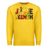 Lemon juneteen black girl Premium Sweatshirt - CowGirlArtShop