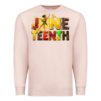 Pale Pink juneteen black girl Premium Sweatshirt - CowGirlArtShop