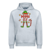 Heather Grey mama elf Urban Hoodie - FaDigitalArtStudio
