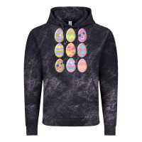 Cloud Black vintage easter eggs Vintage Hoodie - MaliasSmallBusiness