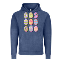 Vintage Denim vintage easter eggs Vintage Hoodie - MaliasSmallBusiness