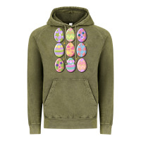 Vintage Olive vintage easter eggs Vintage Hoodie - MaliasSmallBusiness